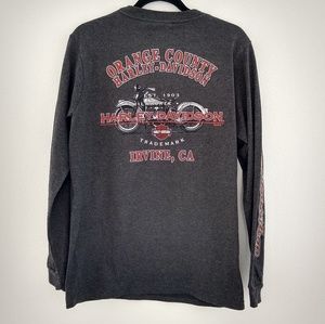 Vintage Harley Davidson Orange county long sleeve